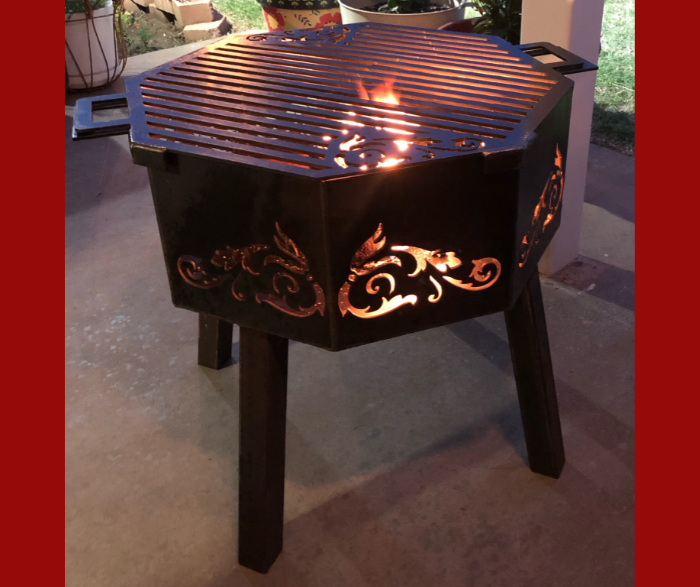 Metal Fabrication Custom Welded Fire Pits – HL Guest Handmade