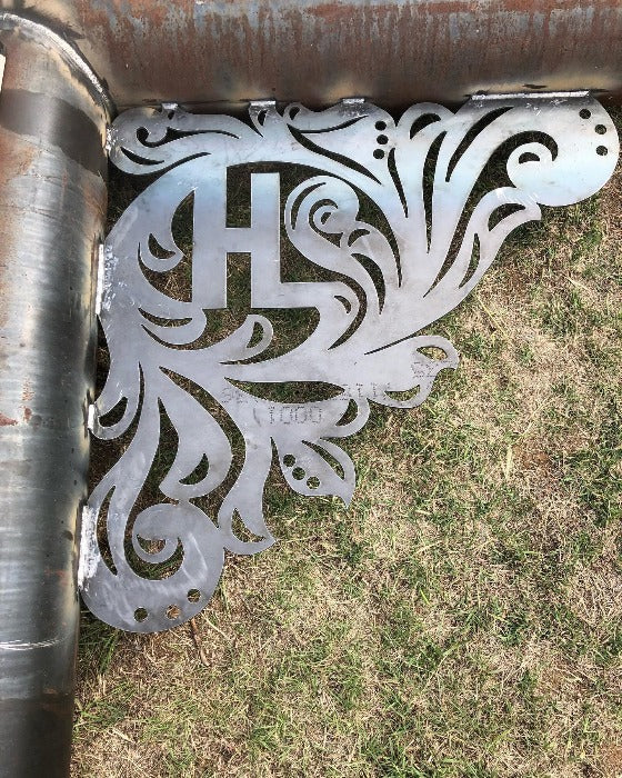 Custom Ranch Signs for a pipe overhead by HL Guest Handmade